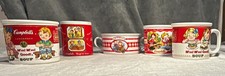 Vintage Campbell’s Soup Cups Lot of 5 1993-2002 Advertising Collectibles picture
