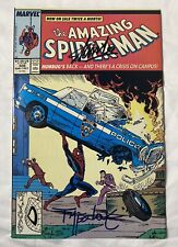Amazing Spider-Man #306 Signed Stan Lee & Todd McFarlane Action Comics #1 Homage picture