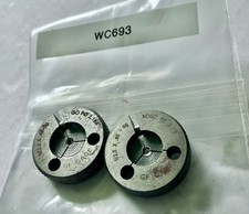 GF GAGE M2.5 x 0.45 6g THREAD RING GAGES 2.5 .45 GO NO GO PD'S = 2.188 & 2.117 picture