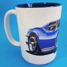 Blue Corvette Stingray Duck Design Tribute Coffee Mug. 16 oz. picture