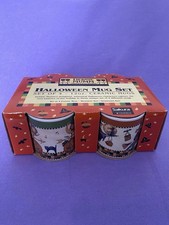 Debbie Mumm Halloween Mug Set of 4 Sakura Oneida 12oz Ceramic Mugs New NIB picture
