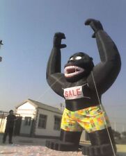 20ft Inflatable Black Gorilla Advertising Promotion with Blower 110/220V a picture