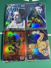 2021 Topps Chrome Star Wars Galaxy BASE REFRACTOR Set Pick a Card  #1-100 picture