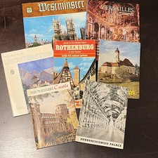 Vintage Lot Travel Guides & Souvenir Booklets: Westminster, castles,  Versailles picture