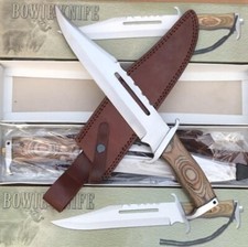 Rambo III Survival Knife | Handmade Bowie | Stainless Steel Blade picture