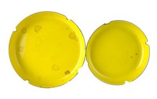 Leif Wessmann Associates Norway Enamel Stainless Steel Ashtray Set Knoll 2 Pc picture