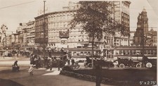 Woodward Avenue Detroit Michigan Street Cars Buses Downtown VINTAGE PHOTO picture