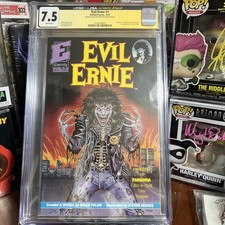 EVIL ERNIE #1 CGC/JSA 7.5- 1ST APP. OF LADY DEATH & EVIL ERNIE SND BY B. PULIDO picture