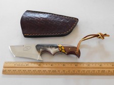 Maurice Jernigan Custom Fixed Blade Knife and Sheath picture