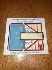 Vintage Tobacco Card, Cope’s Kenilworth No 25 Cigarettes, The Water Chute Model picture