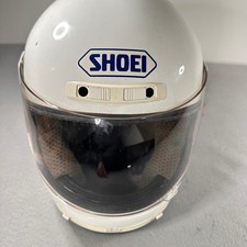 Vintage Shoei RF-108V Full Face Motorcycle Helmet White Snell M85 DOT 1980s Prop picture