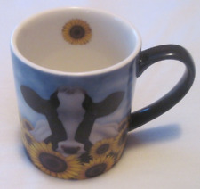 LANG - SURROUNDED BY SUNFLOWERS Cow 14 OZ by Lowell Herrero Ceramic Mug 2016 picture