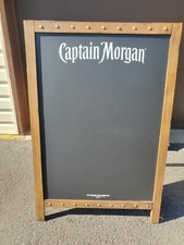 Captain Morgan Rum Wood A-Frame Sidewalk Sandwich Menu Board 36