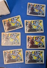 Lot Of 7 1966 A&BC Batman #12 Batman Strikes GD Avg UK Tougher Topps Black Bat picture