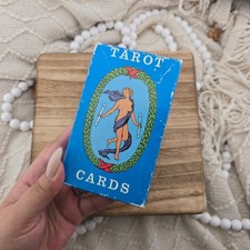 Waddington Tarot Blue Box 78 Card Complete Deck 1975 Vintage picture