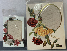 Photo Victorian Greetings Vintage Portrait Photo Surround 1 8x10 1 5x7 picture