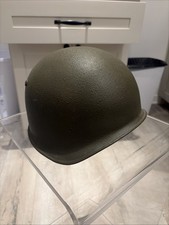 Swiss M71 BT84 (C. 1984) OD Green Paratrooper Helmet — Used, Excellent Condition picture