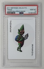 2011 Zelda 25th Anniv Tingle Joker Majora's Mask Plastic Playing Card PSA 10 picture