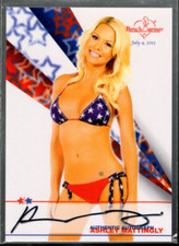 B5428- 2015 Bench Warmer Signature Series July 4th #1 Ashley Mattingly AUTOGRAPH picture