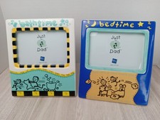 Russ Picture Frame Bedtime & Bathtime Ceramic Easel Back 3 1/2