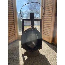 Antique 1900's Dietz Acme Track Walker Inspector Railroad Train Lamp Patina Rust picture