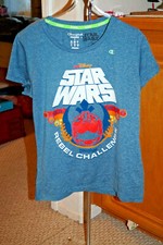 2016 STAR WARS REBEL CHALLENGE CHAMPION RUNNING SHIRT RUN DISNEY DISNEYLAND picture