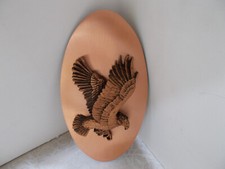 3D Eagle Copper Sheet Plaque Wall Hanging Decor picture