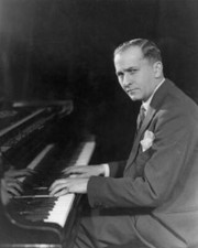 American Pianist And Composer Melville Gideon Sitting At The Piano Old Photo picture