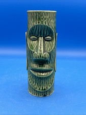 VINTAGE 1970s Huki Lau Metairie Fat City NOLA Jimmy Tchou Tiki Moai Green Glaze picture