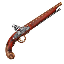 15.25 Inch Lioncrest 18th Century Flintlock Pistol Foam Prop for Pirate Cosplay  picture