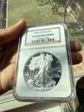 U.S. Mint 2004-W American Silver Eagle Proof 1 oz .999 NGC PF69 UC #098 picture