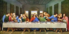 The Last Supper Leonardo da Vinci Jesus Christ Panoramic HD Photo Print 8x10 picture