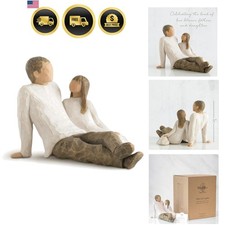 Father and Daughter, Sculpted Hand-Painted Figure picture