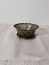 Antique Plique A Jour Plate Bowl Circa Mid 20th Century Retired Discontinued... picture