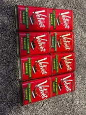 Vintage Velvet Pipe & Cigarette Tobacco Tins Lot of 8 Empty 1.5 oz Advert picture