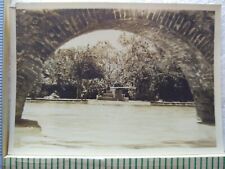 Postcard Vintage/Old Picture Under the Bridge/Arc Scene RPPC picture