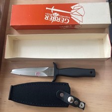 GERBER MARK I Tactical Knife 440C Blade Aluminum Handle w/Original Box picture