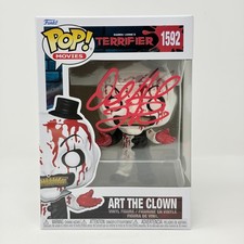 David Howard Thornton Art The Clown #1592 Signed Funko Pop JSA Certified Auto picture