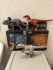 Mattel Jurassic World Hammond Collection Dinosaur Figure lot of 3, Atrociraptor picture