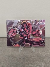Fleer 1994 Flair Marvel Deadpool Power Blast Insert #16 of 18 Trading Card picture