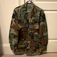 Vintage U.S. Military M81 Woodland Camo BDU Field Jacket picture