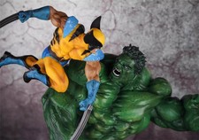 Hulk VS Wolverine PVC Figure Statue Model Toy Collection Gift Stock IN USA！ picture