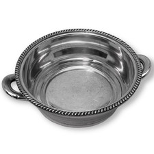 Vintage USN  US Navy  Silver Soldered Casserole by R Wallace  - Fowled Anchor picture