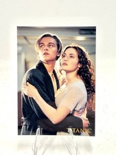 1998 Inkworks Titanic Movie Card #17 After Their Tryst Jack and Rose Ascend NM picture