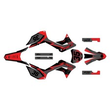 Graphics Kit for Honda CRF250F (2019-2024) DREAM Series Red-shift 21 Mil - Di... picture