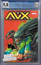 Alien vs. X-Men #1 John Romita Jr. Foil Variant | CGC 9.8 picture