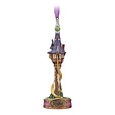 Disney Store Tangled Rapunzel's Tower Castle Sketchbook Christmas Ornament NEW picture