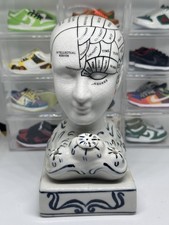 Authentic Models Phrenology  head Statue Inkwell vintage collectible  picture
