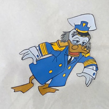 Walt Disney Studio Mediterranean Cruise 1964 Ludwig Von Drake Animation Cel COA picture