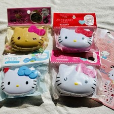 Sanrio Hello Kitty Tan 4-Piece Case Set Daiso + Bonus Free Gift picture